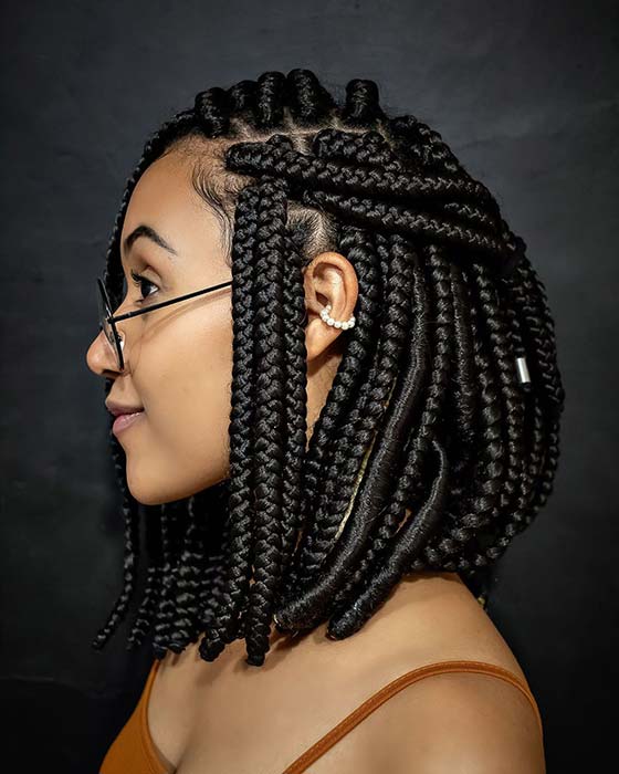 23 unique bob box braids to try yourself  stayglam