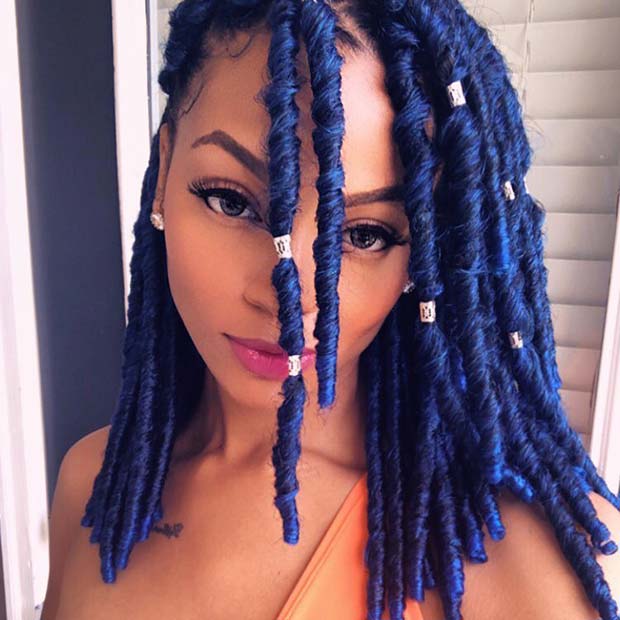 25 Trendy Ways to Pull Off Short Faux Locs - StayGlam