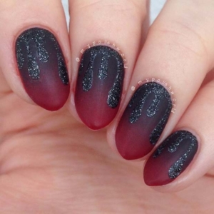 23 Red and Black Nails to Copy in 2021 - StayGlam - StayGlam