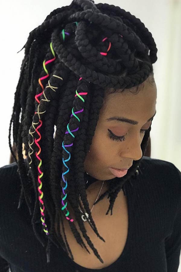 Layered Bob Box Braids