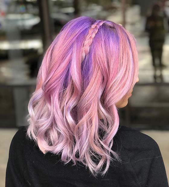 Purple and Pink Hair