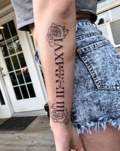 43 Roman Numeral Tattoo Ideas That Are Simple Yet Cool - Page 3 of 4