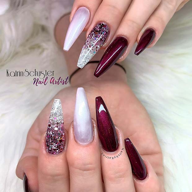 23 Chic Ways to Wear Maroon Nails This Fall StayGlam StayGlam