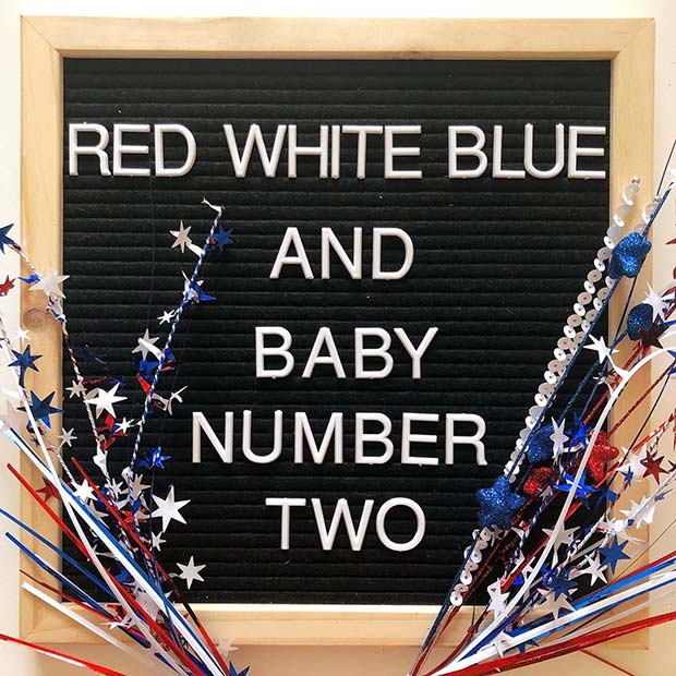 Red, White and Blue Baby Number 2