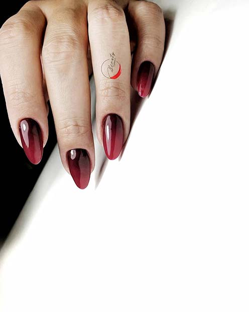 23 Most Beautiful Red Ombre Nails and Ideas - StayGlam
