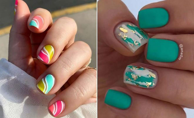 2. "Trendy Short Nail Colors for Summer" - wide 10
