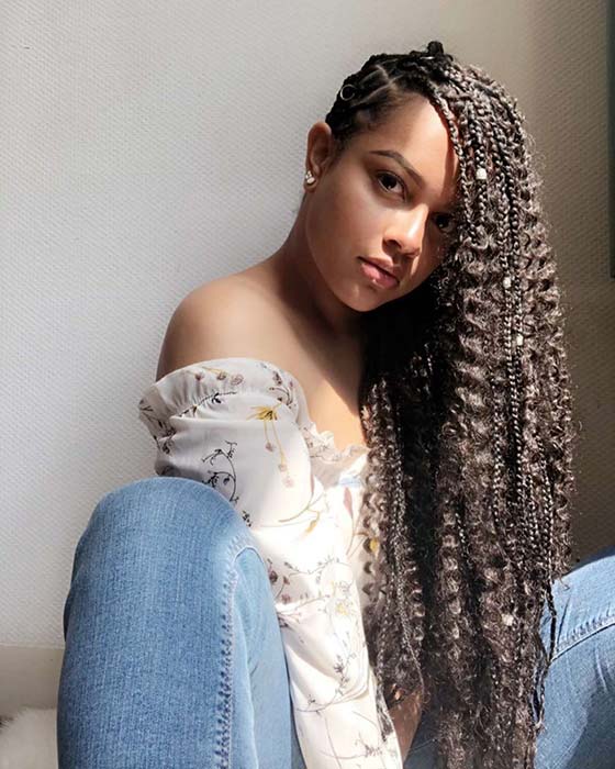 45 Trendy Goddess Box Braids Hairstyles - Page 4 of 4 - StayGlam