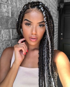 43 Big Box Braids Hairstyles for Black Hair - StayGlam