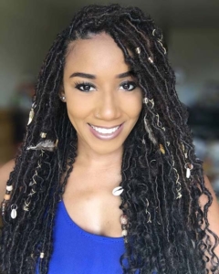 43 Chic Ways to Wear and Style Curly Faux Locs - Page 3 of 4 - StayGlam