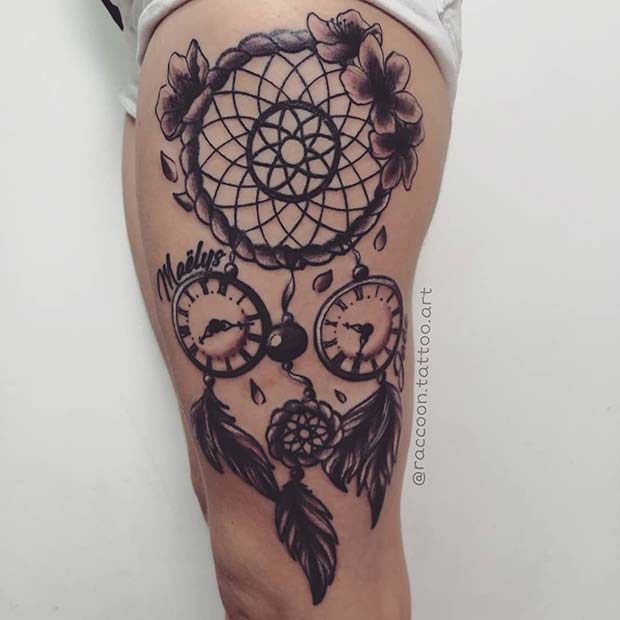 Dream Catcher with Pocket Watches
