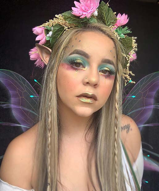 Forest Fairy Makeup Idea