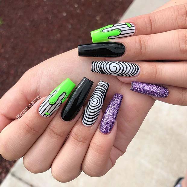 Fun and Creepy Nails for Halloween