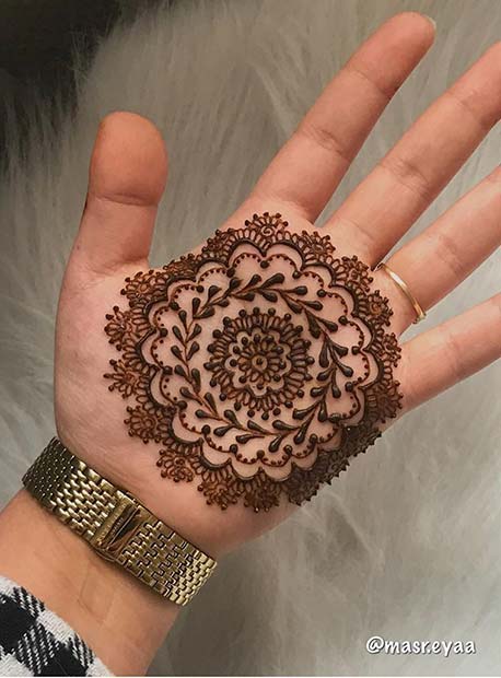 Henna on the Palm
