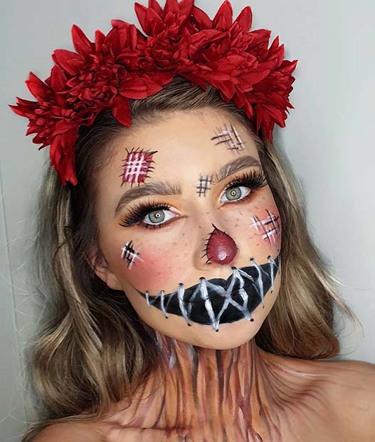 Scary Illusion Makeup