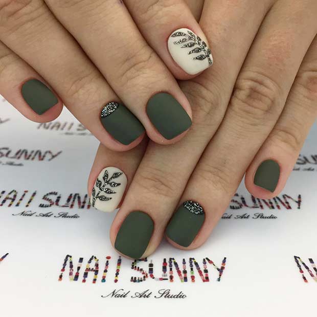 23 Olive Green Nails That Are Perfect for Fall StayGlam