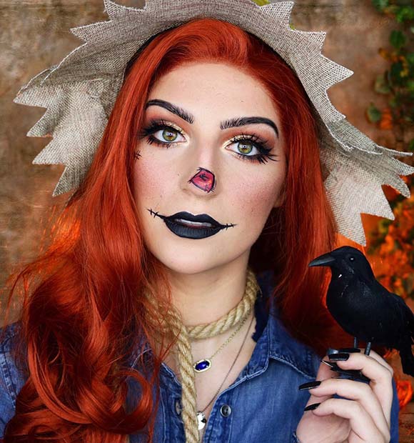 45 Scarecrow Makeup Ideas for Halloween - StayGlam