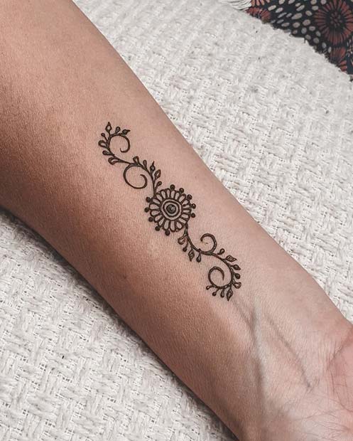 Small and Cute Henna Design