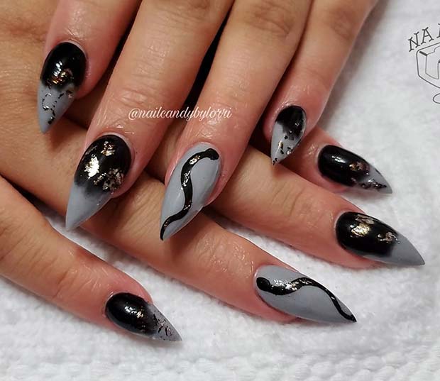 8 Trending Short Stiletto Nail Designs Were Obsessed With