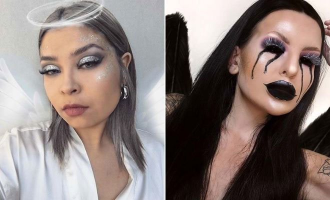 23 Best Angel Makeup Ideas for Halloween | StayGlam