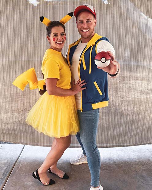 Ash and Couples Halloween Costume