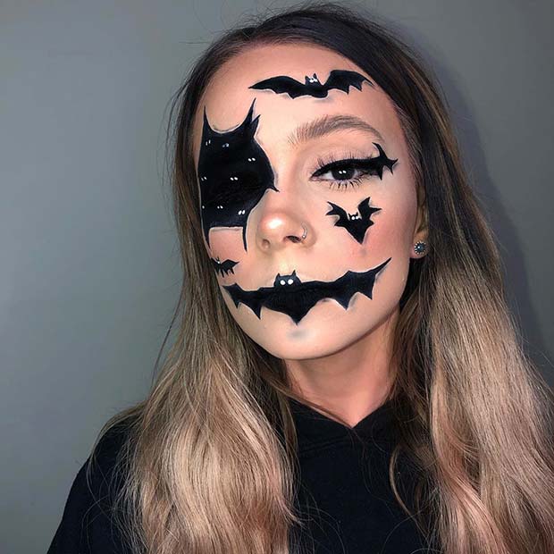 21 Bat Makeup Ideas for Halloween 2020 - StayGlam