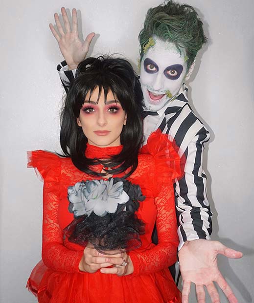 Beetlejuice Couples Costumes for Halloween