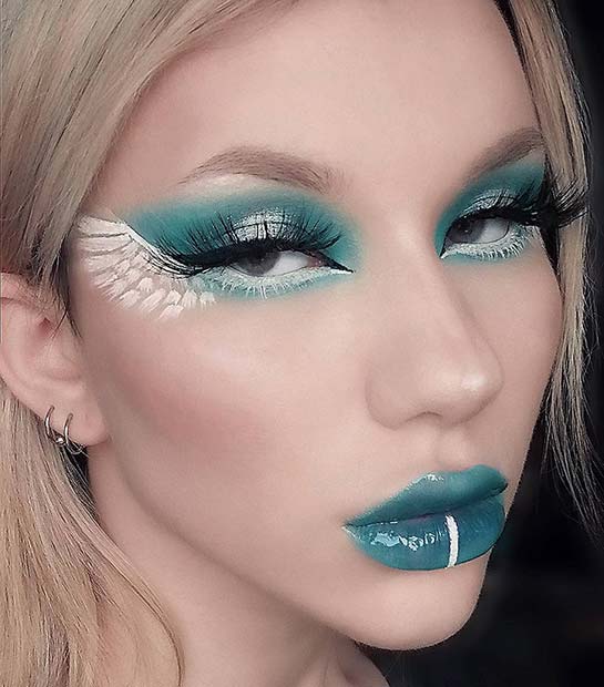 Blue Angel Makeup