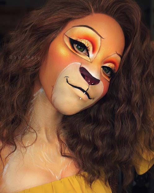 Disney Inspired Halloween Makeup