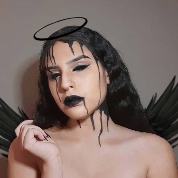 Black Angel Makeup