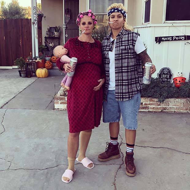 Funny Couple's Costume for Halloween