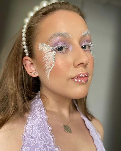 Glam Halloween Makeup Idea