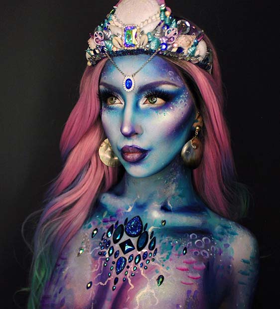 Glam Mermaid with Jewels