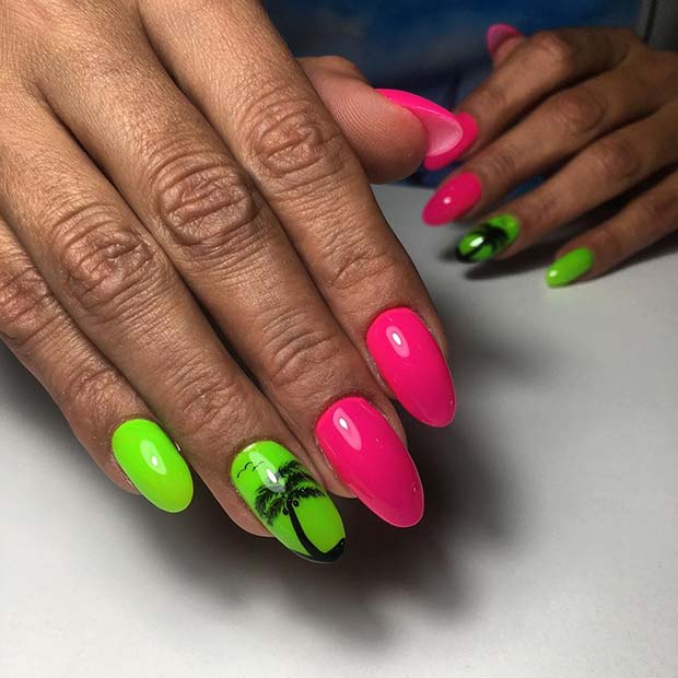 Neon and Palm Trees