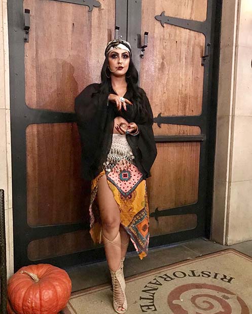 Stylish Gypsy Halloween Costume