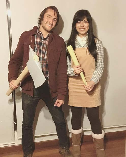 Wendy and Jack Torrance Halloween Costumes