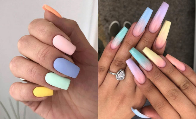 4. Pastel French Tip Nails for Spring - wide 5